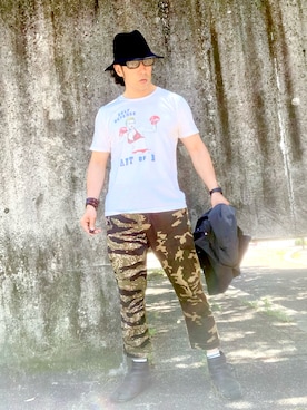 「アイテム（その他）」を使った、Anthony.Tさん（メンズ・172cm）の夏コーディネート