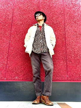 「CA4LA（カシラ）のアイテム」を使った、Anthony.Tさん（メンズ・172cm）の春コーディネート
