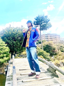 「Levi's（リーバイス）のアイテム」を使った、Anthony.Tさん（メンズ・172cm）の春コーディネート