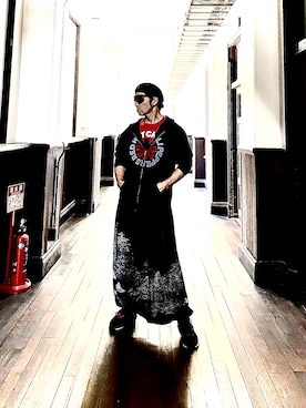 「KANGOL（カンゴール）のアイテム」を使った、Anthony.Tさん（メンズ・172cm）の春コーディネート