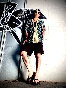 「UNIQLO（ユニクロ）のアイテム」を使った、Anthony.Tさん（メンズ・172cm）の夏コーディネート