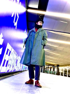 「CA4LA（カシラ）のアイテム」を使った、Anthony.Tさん（メンズ・172cm）の冬コーディネート