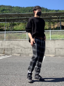 「アイテム（チノパンツ）」を使った、wakatakuさん（メンズ・167cm・20代）の夏コーディネート