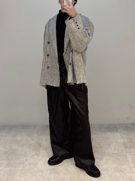 「CLEL（クレイル）のアイテム（パンツ）」を使った、なつさん（メンズ・176cm）の春コーディネート