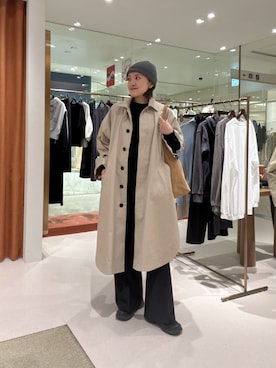 「Drawing Numbers（ドローイング ナンバーズ）のアイテム」を使った、namikiさん（レディース・165cm）の冬コーディネート