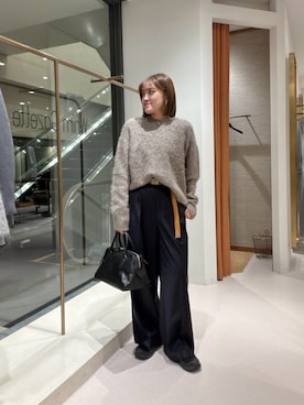 「Drawing Numbers（ドローイング ナンバーズ）のアイテム」を使った、namikiさん（レディース・165cm）の冬コーディネート