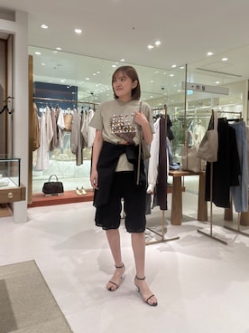 「Drawing Numbers（ドローイング ナンバーズ）のアイテム（トップス）」を使った、namikiさん（レディース・165cm）の春コーディネート