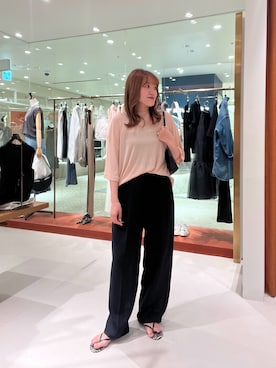 「Whim Gazette（ウィムガゼット）のアイテム（キャミソール）」を使った、namikiさん（レディース・165cm）の夏コーディネート
