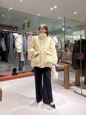 「アイテム（ハンドバッグ）」を使った、namikiさん（レディース・165cm）の秋コーディネート