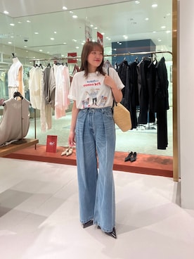 「アイテム（パンプス）」を使った、namikiさん（骨格ナチュラル・レディース・165cm）の夏コーディネート