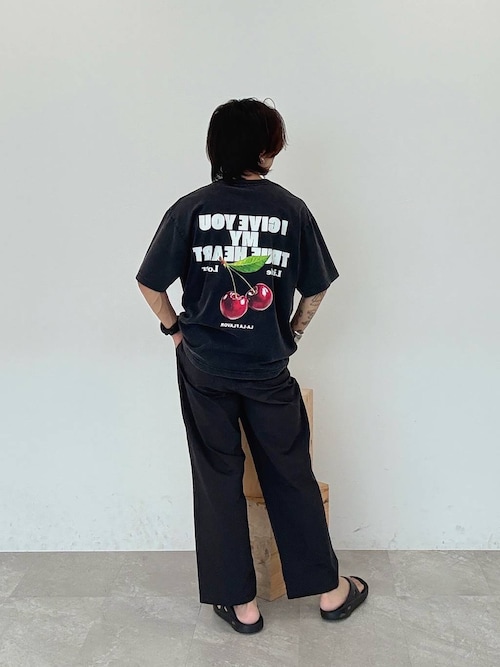 [レイヤードに最適] ワッフルラウンドタンクトップ
