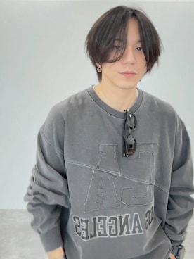 「アイテム（スウェット）」を使った、shinossyさん（メンズ・172cm・40代）の秋コーディネート