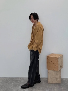 「アイテム（ローファー）」を使った、shinossyさん（メンズ・172cm・40代）の夏コーディネート
