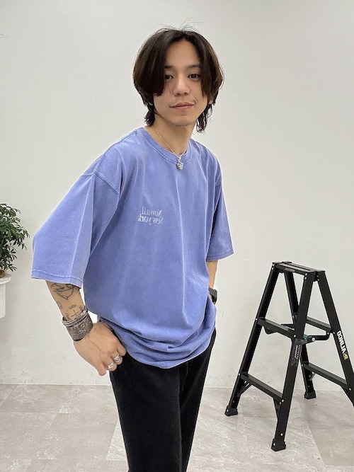 [POPなプリントが可愛い]SUNSETバックプリント半袖Tシャツ
