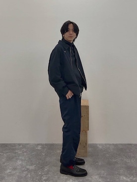 「アイテム（その他トップス）」を使った、shinossyさん（メンズ・172cm・40代）の秋コーディネート