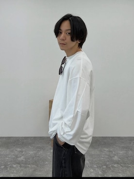 「アイテム（ローファー）」を使った、shinossyさん（メンズ・172cm・40代）の夏コーディネート