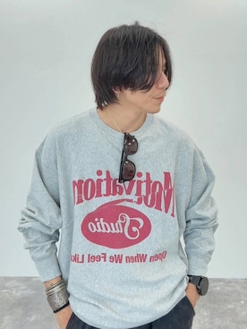 「アイテム（スウェット）」を使った、shinossyさん（メンズ・172cm・40代）の秋コーディネート