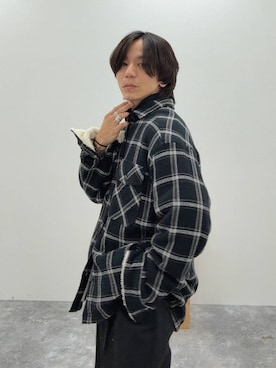 「アイテム（その他トップス）」を使った、shinossyさん（メンズ・172cm）の秋コーディネート