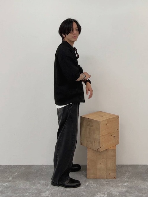 [レイヤードに最適] ワッフルラウンドタンクトップ