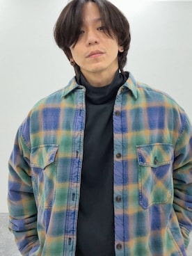 「アイテム（その他トップス）」を使った、shinossyさん（メンズ・172cm）の秋コーディネート