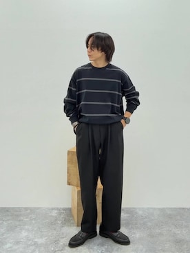 「アイテム（その他トップス）」を使った、shinossyさん（メンズ・172cm）の秋コーディネート