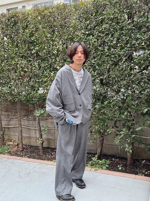 セール】[セットアップ可]DOORSTYLE タックワイドパンツ