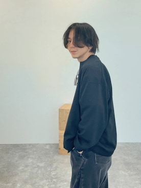 「アイテム（トップス）」を使った、shinossyさん（メンズ・172cm・40代）の秋コーディネート