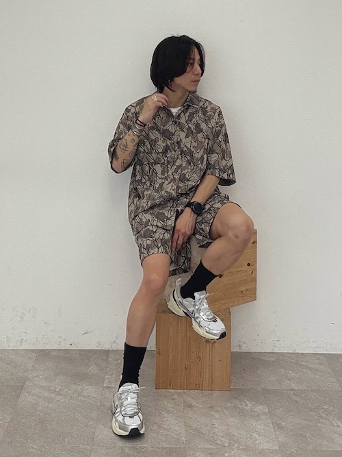 【HEREIAM MEN】撥水/マルチフェイスシャツ