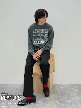 「アイテム（ローファー）」を使った、shinossyさん（メンズ・172cm・40代）の秋コーディネート