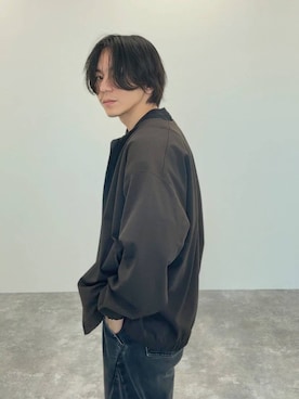 「アイテム（カーディガン/ボレロ）」を使った、shinossyさん（メンズ・172cm・40代）の秋コーディネート
