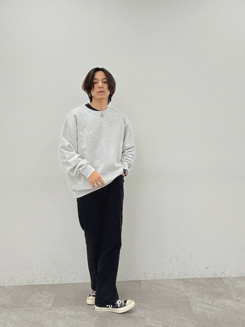 AMERICAN RAG CIE グレー フェイクスエードサイズ2 (M)B-6 AMERICAN RAG CIE】裏毛スウェット（ユニセックス）（スウェット