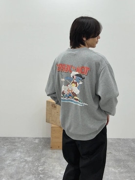 「アイテム（スウェット）」を使った、shinossyさん（メンズ・172cm・40代）の秋コーディネート