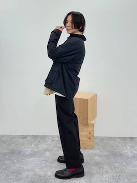 「アイテム（ブルゾン）」を使った、shinossyさん（メンズ・172cm・40代）の秋コーディネート