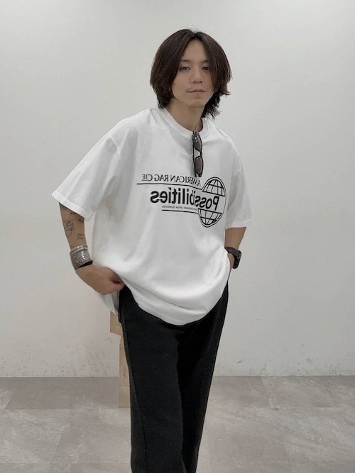 [レイヤードに最適] ワッフルラウンドタンクトップ