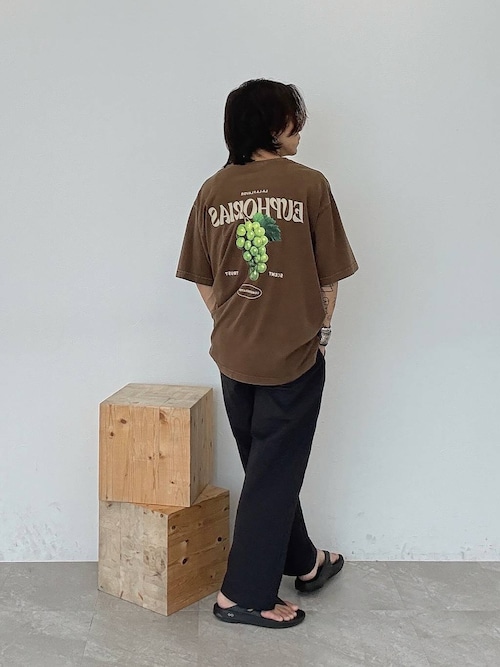 [レイヤードに最適] ワッフルラウンドタンクトップ