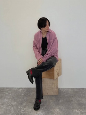 「アイテム（ローファー）」を使った、shinossyさん（メンズ・172cm・40代）の夏コーディネート