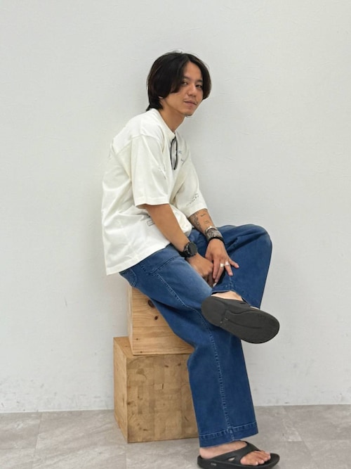 [遊び心がかわいい]落書き半袖Tシャツ