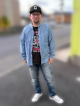 「goro's（ゴローズ）のアイテム」を使った、kasteさん（メンズ・172cm）の夏コーディネート
