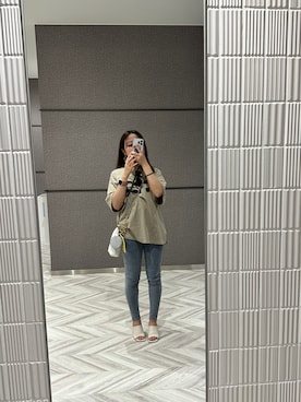 「ANAP（アナップ）のアイテム」を使った、いそさん（レディース・153cm）の夏コーディネート