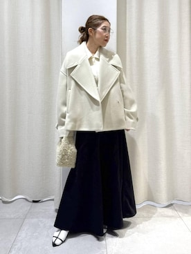 「アイテム（スカート）」を使った、babylonezonoさん（レディース・153cm・30代）の冬コーディネート