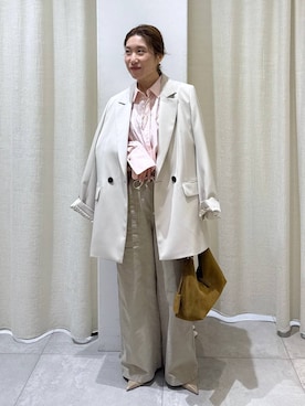 「AIM（エイム）のアイテム」を使った、babylonezonoさん（レディース・153cm）の冬コーディネート