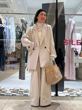 「BABYLONE（バビロン）のアイテム」を使った、babylonezonoさん（レディース・153cm）の冬コーディネート