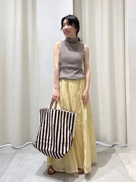 「LE VERNIS（ル・ベルニ）のアイテム」を使った、babylonezonoさん（レディース・153cm）の夏コーディネート