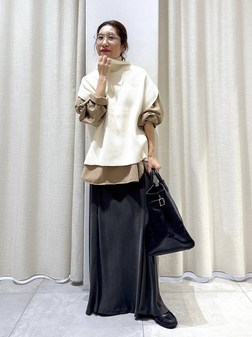 セール】ハイネックアゼポンチョ（ベスト）｜BABYLONE（バビロン）の