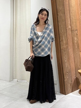 「MOHI（モヒ）のアイテム」を使った、babylonezonoさん（レディース・153cm）の秋コーディネート