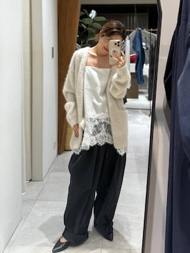 「アイテム（キャミソール）」を使った、babylonezonoさん（レディース・153cm・30代）の秋コーディネート