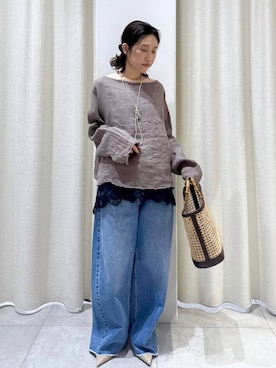 「BABYLONE（バビロン）のアイテム」を使った、babylonezonoさん（レディース・153cm）の春コーディネート