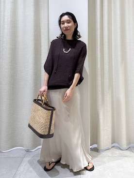 「BABYLONE（バビロン）のアイテム（バッグ）」を使った、babylonezonoさん（レディース・153cm）の春コーディネート