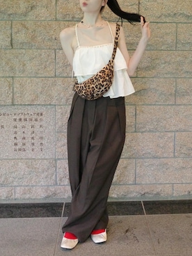 「ZARA（ザラ）のアイテム（パンプス）」を使った、yunwinさん（レディース・168cm）の夏コーディネート