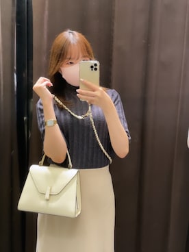 「Valextra（ヴァレクストラ）のアイテム」を使った、mom6o6さん（レディース・160cm）の秋コーディネート